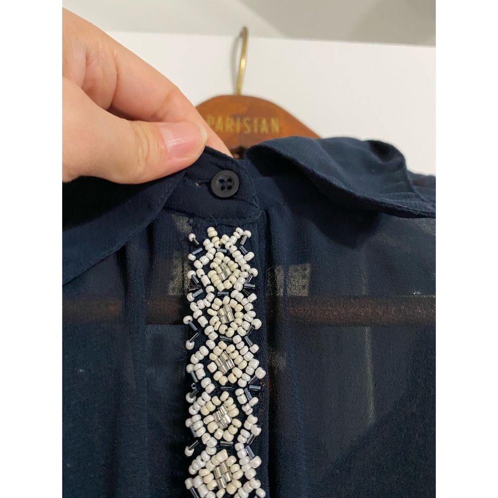 Navy blue dress set